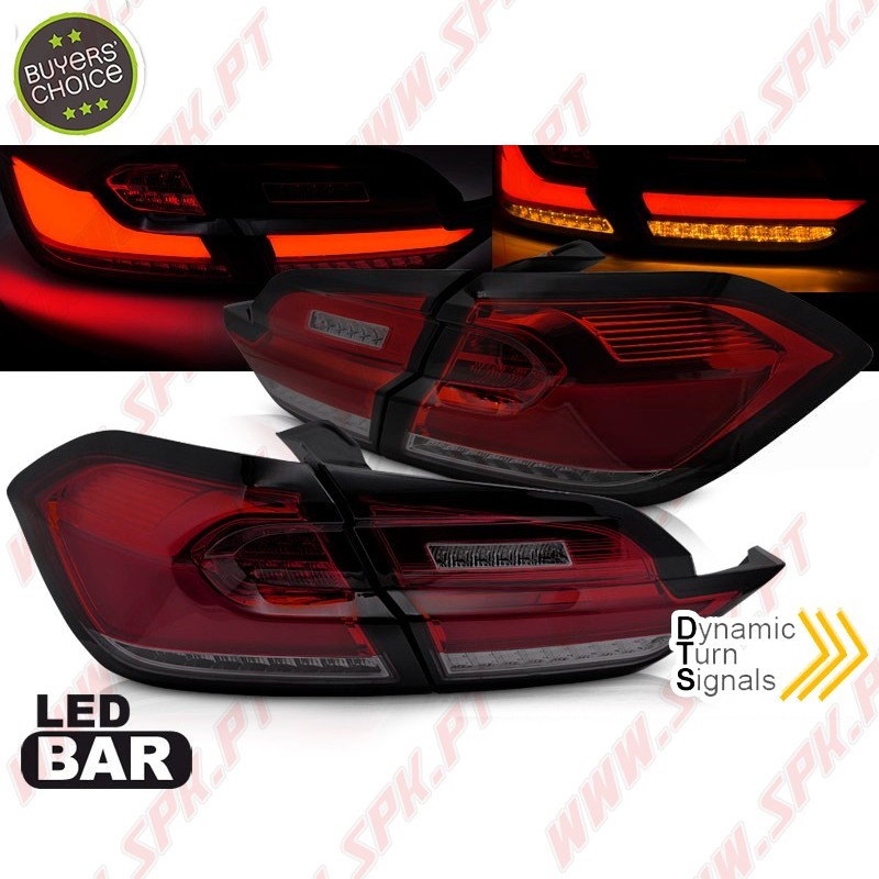 Farolins LED Dynamic Red+Smoke - Ford Focus 4 (2017-2021) Farolins LED Dynamic Red+Smoke - Ford Focus 4 (2017-2021)