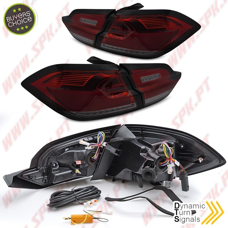 Farolins LED Dynamic Red+Smoke - Ford Focus 4 (2017-2021) Farolins LED Dynamic Red+Smoke - Ford Focus 4 (2017-2021)
