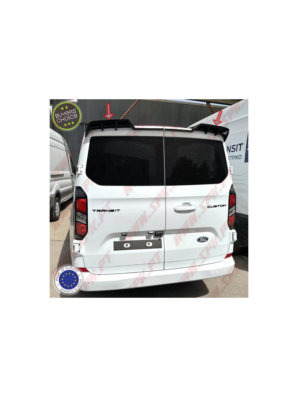Aileron Traseiro V.2 - Ford Transit Custom MK2 (2023-) / Volkswagen T7 (2024-)