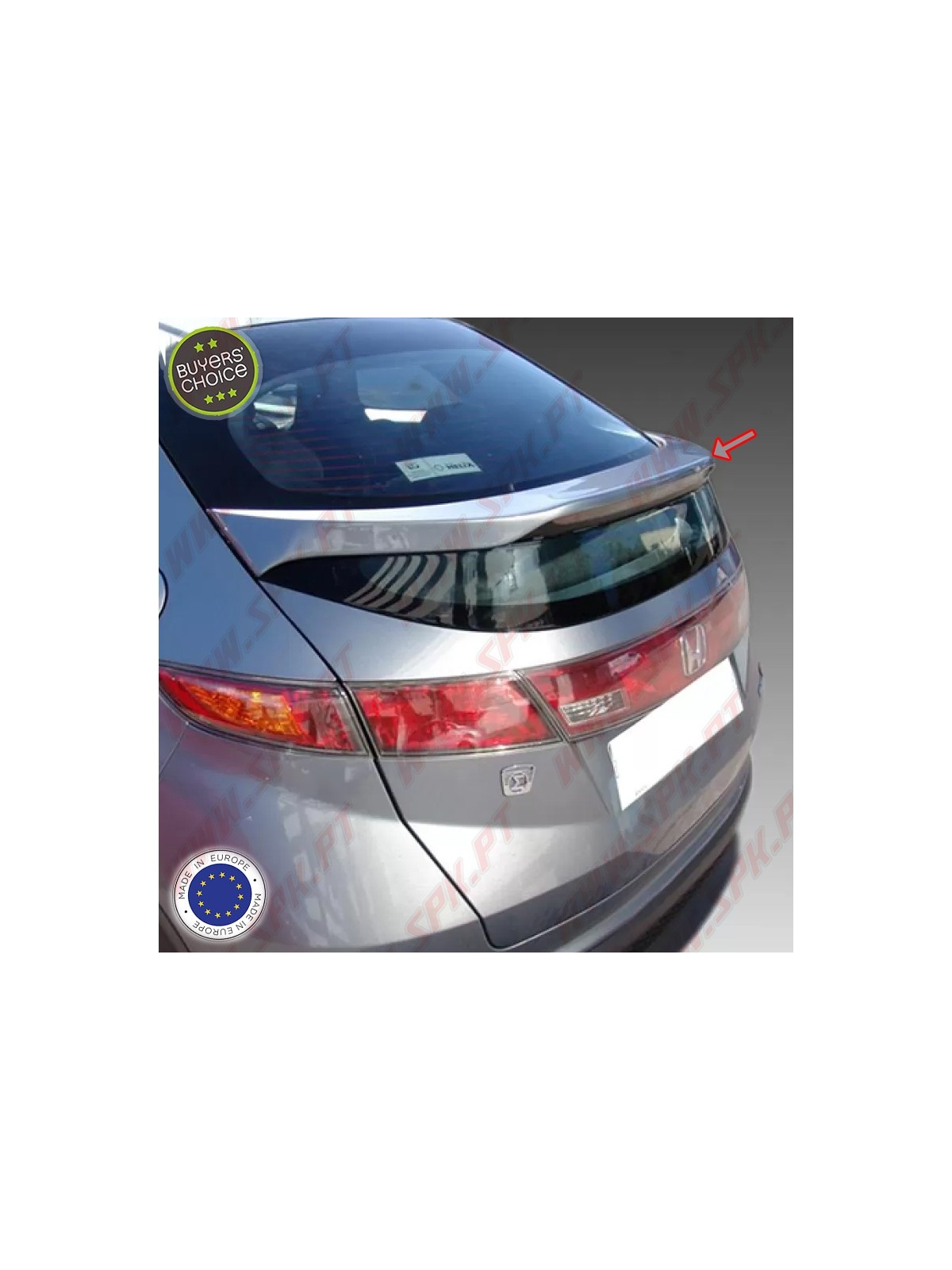 Aileron Traseiro - Honda Civic MK8 Hatchback (2006-2011) Aileron Traseiro - Honda Civic MK8 Hatchback (2006-2011)