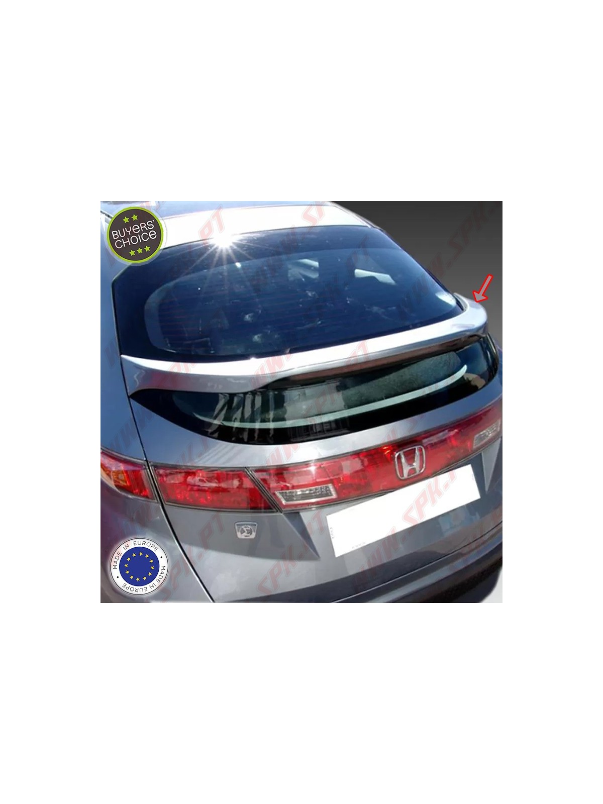 Aileron Traseiro - Honda Civic MK8 Hatchback (2006-2011) Aileron Traseiro - Honda Civic MK8 Hatchback (2006-2011)