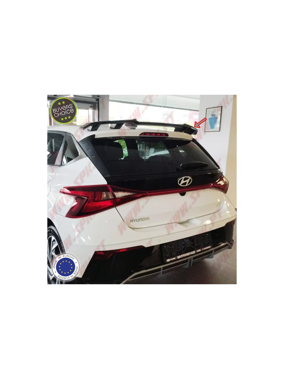 Aileron Traseiro Look N-Style - Hyundai i20 MK3 Standard / N-Line (2020-)