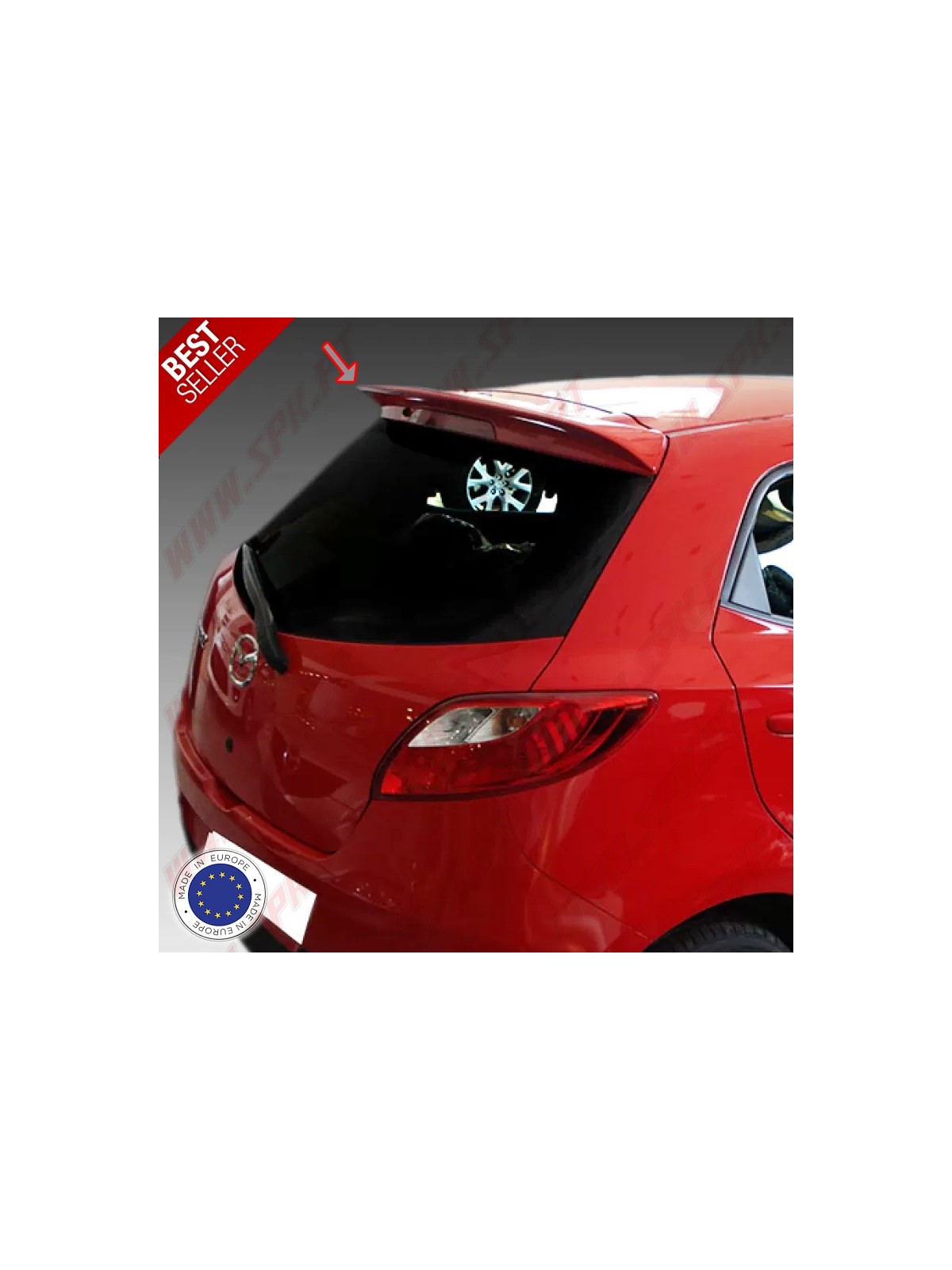 Aileron Traseiro - Mazda 2 (2007-2014)