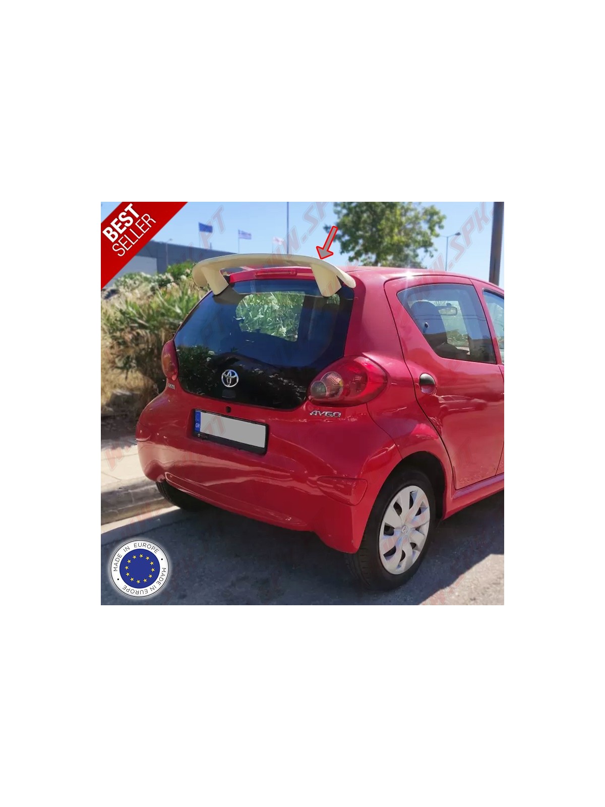 Aileron Traseiro V.1 - Toyota Aygo MK1 (2005-2014)