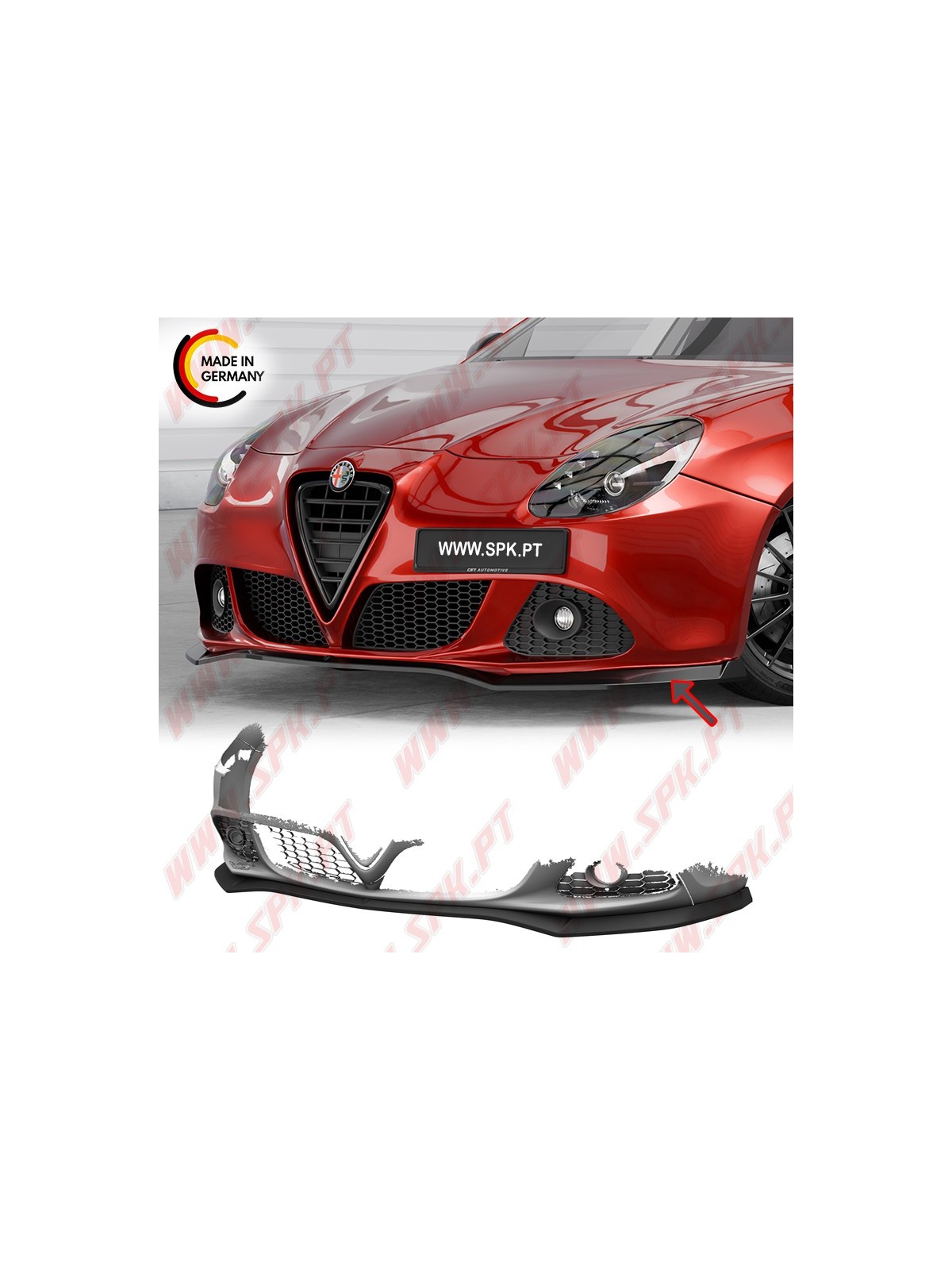Lip Spoiler Frontal Alfa Romeo Giulietta (2010-2020)
