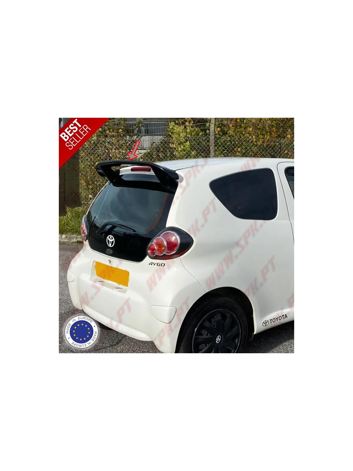 Aileron Traseiro V.1 - Toyota Aygo MK1 (2005-2014)