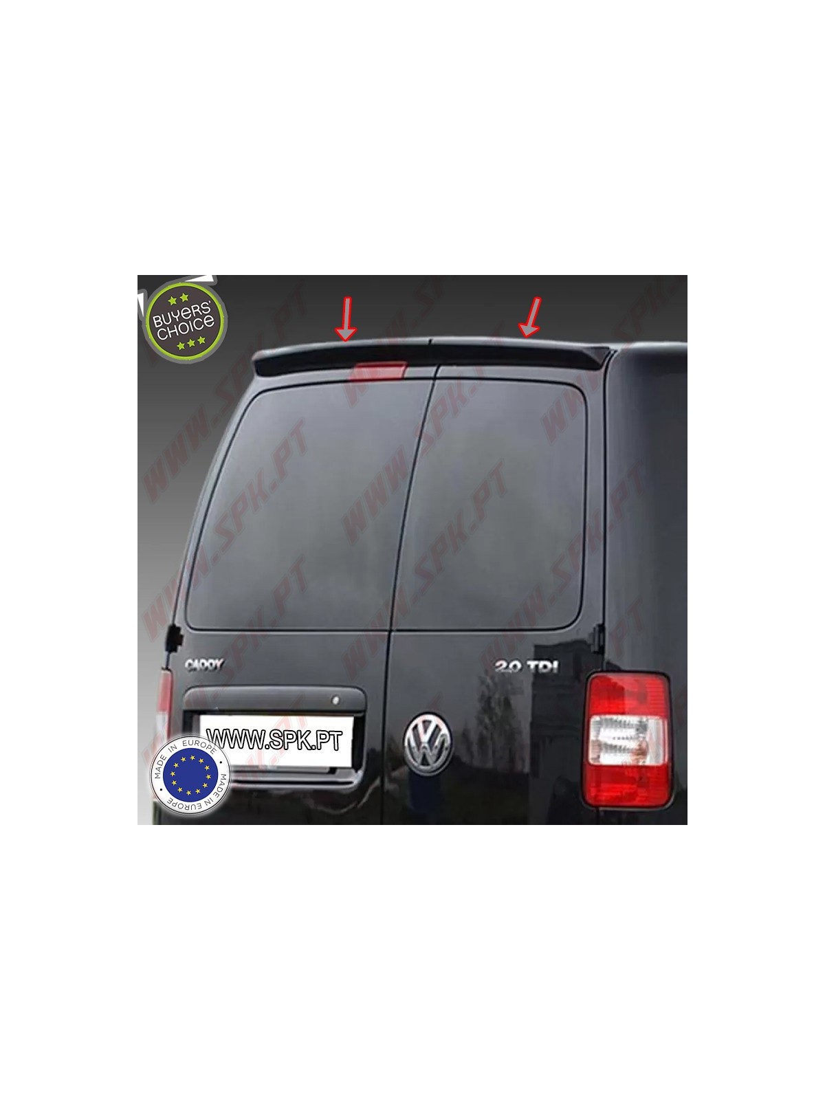 Aileron Traseiro VW Caddy 3 (2003-2015)
