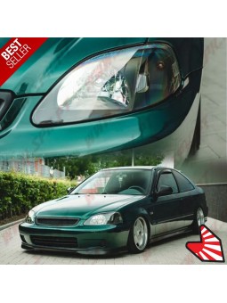 Faróis Look JDM Black - Honda Civic Facelift (1999-2001)