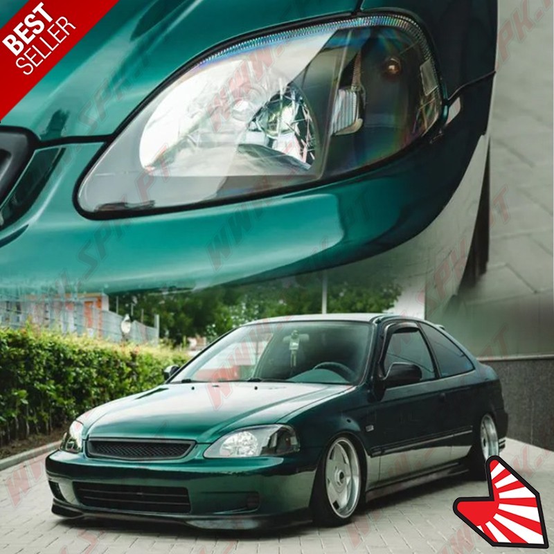 Faróis Look JDM Black - Honda Civic Facelift (1999-2001) Faróis Look JDM Black - Honda Civic Facelift (1999-2001)