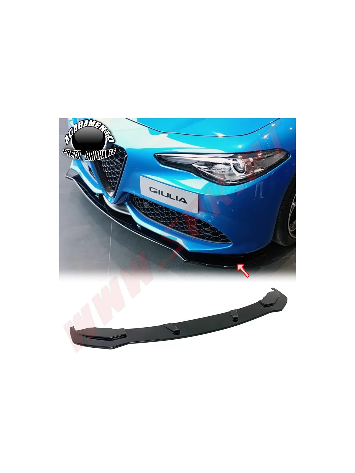 Lip Spoiler Frontal - Alfa Romeo Giulia Veloce (2015-)