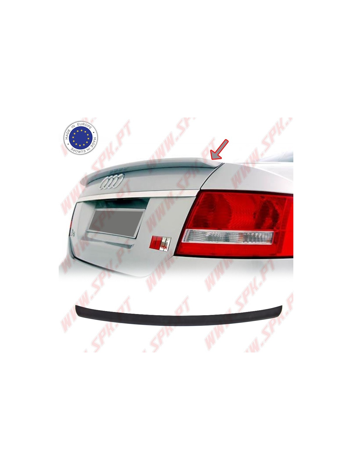 Aileron Traseiro V.2 - Audi A6 C6 Sedan (2004-2011)