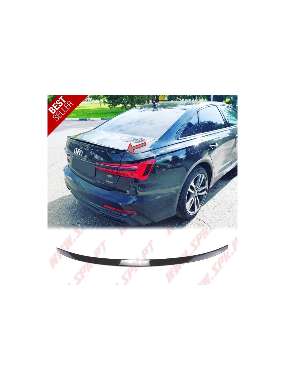 Aileron Traseiro - Audi A6 C8 Sedan (2018-) Aileron Traseiro - Audi A6 C8 Sedan (2018-)