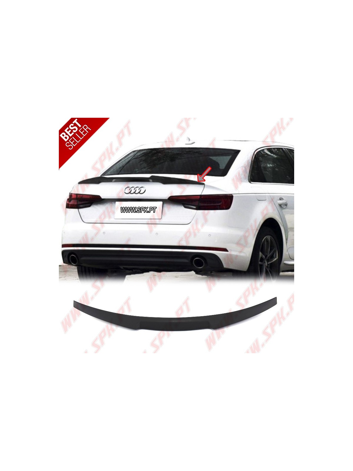 Aileron Traseiro V.4 - Audi A4 B9 Sedan (2015-)