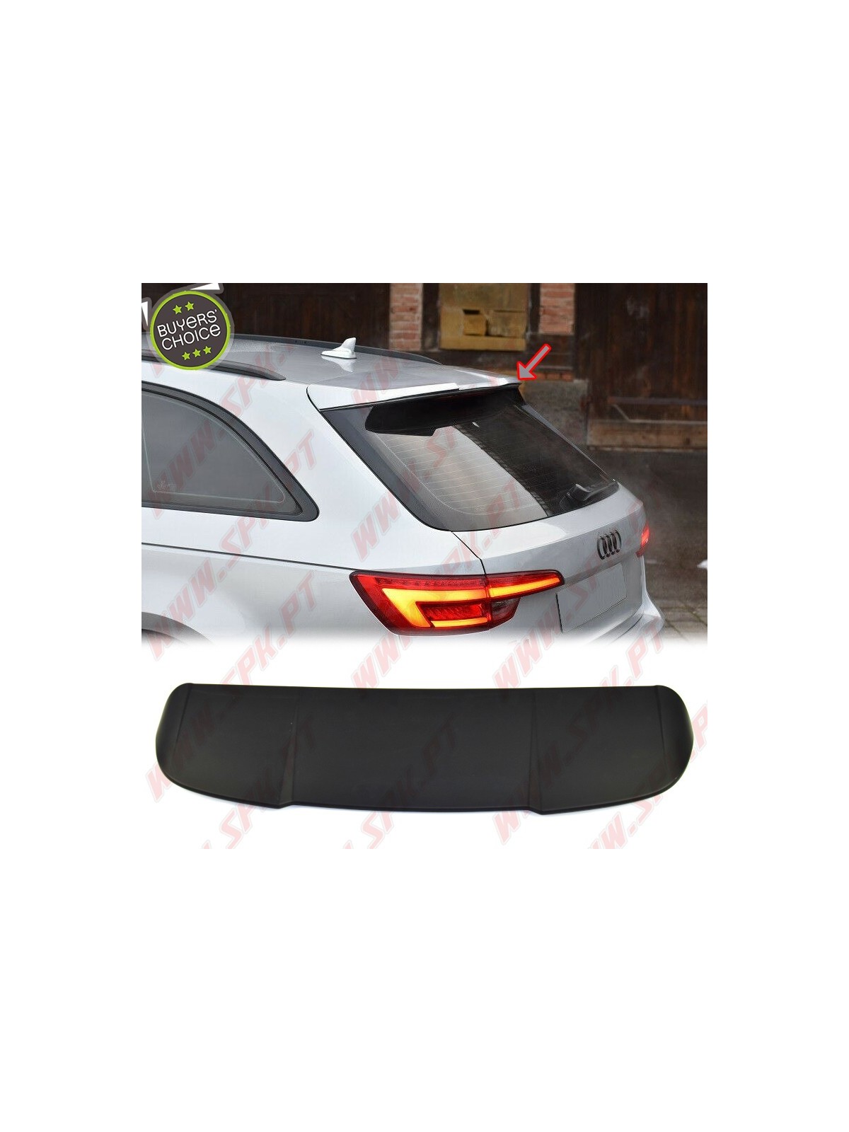 Aileron Traseiro Look RS - Audi A4 B9 Avant (2015-)