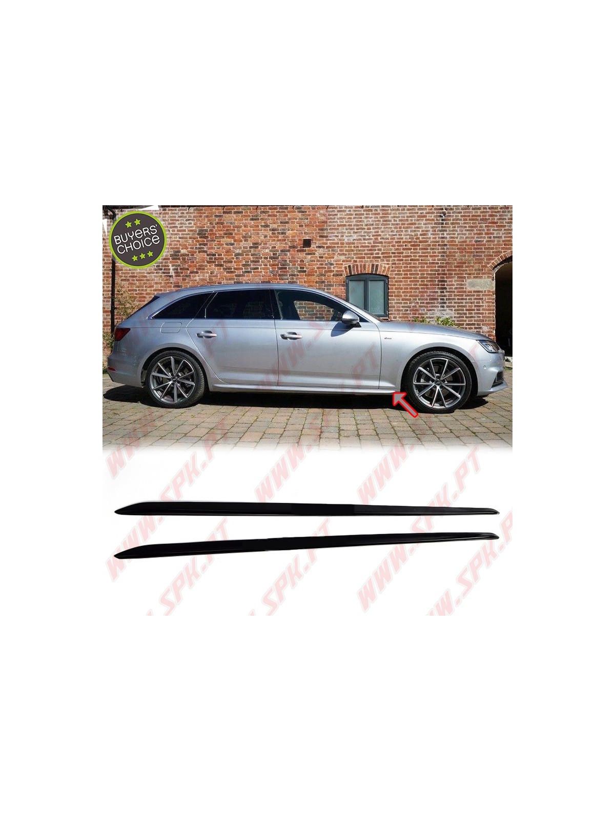 Extensão de Embaladeiras - Audi A4 B9 Sedan / Avant (2015-)