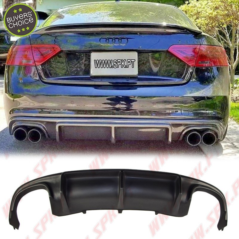 Difusor Traseiro - Audi A5 8T (2012-2016) Difusor Traseiro - Audi A5 8T (2012-2016)