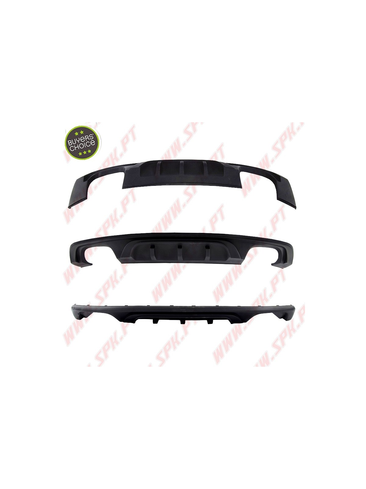 Difusor Traseiro - Audi A3 8V Sportback / Hatchback (2012-2016)