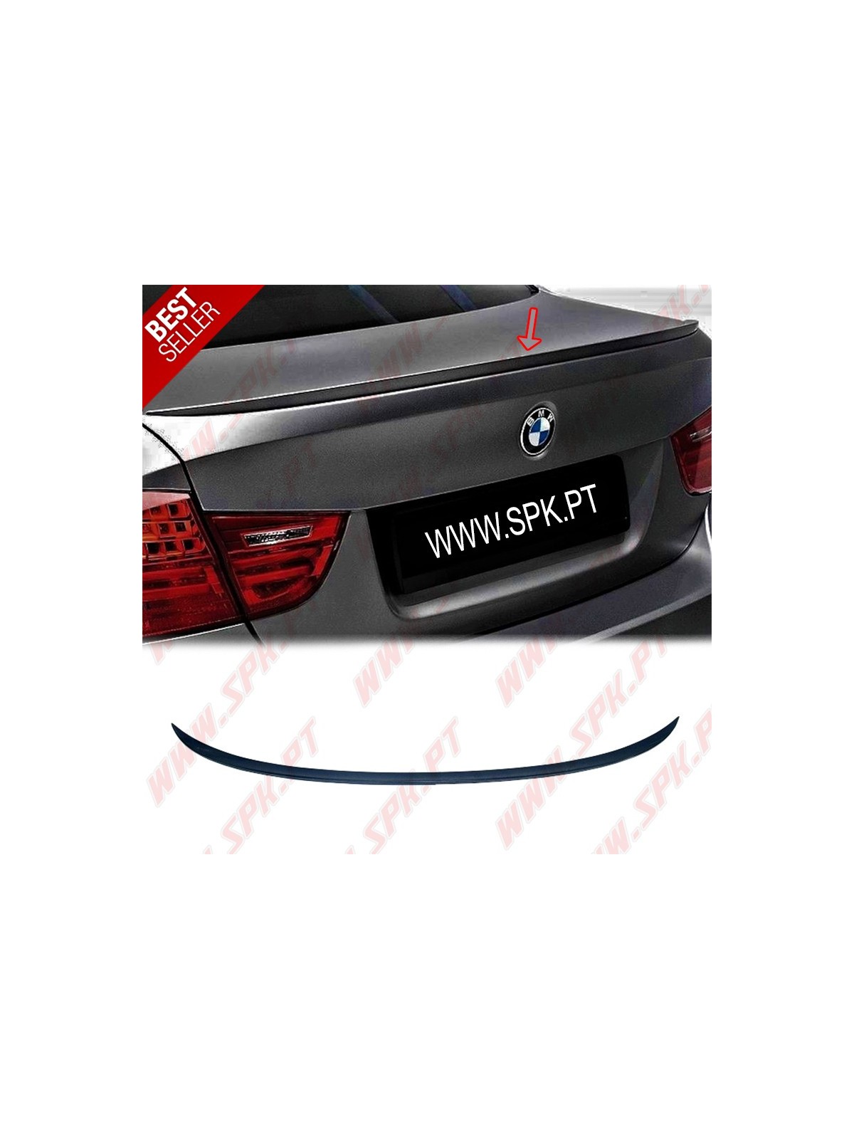 Aileron Traseiro Look M - BMW E90 Sedan (2005-2011) Aileron Traseiro Look M - BMW E90 Sedan (2005-2011)