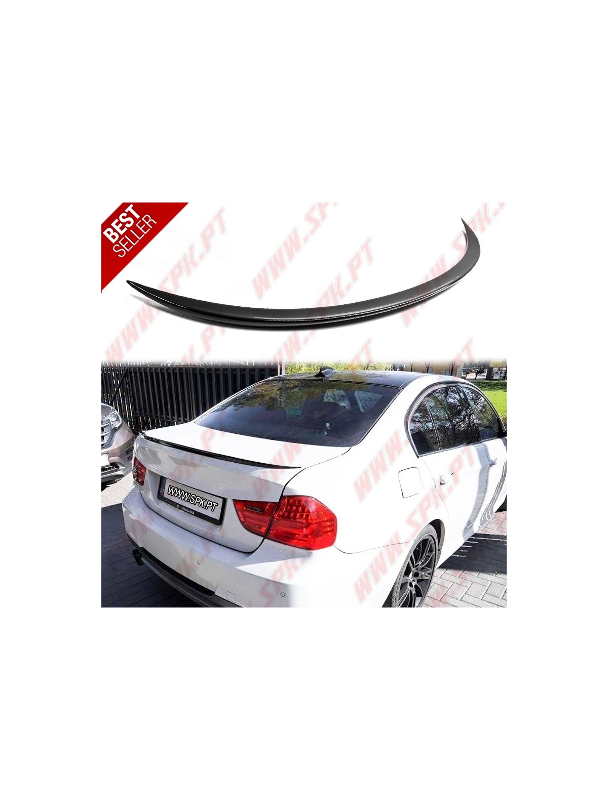 Aileron Traseiro Look M - BMW E90 Sedan (2005-2011) Aileron Traseiro Look M - BMW E90 Sedan (2005-2011)
