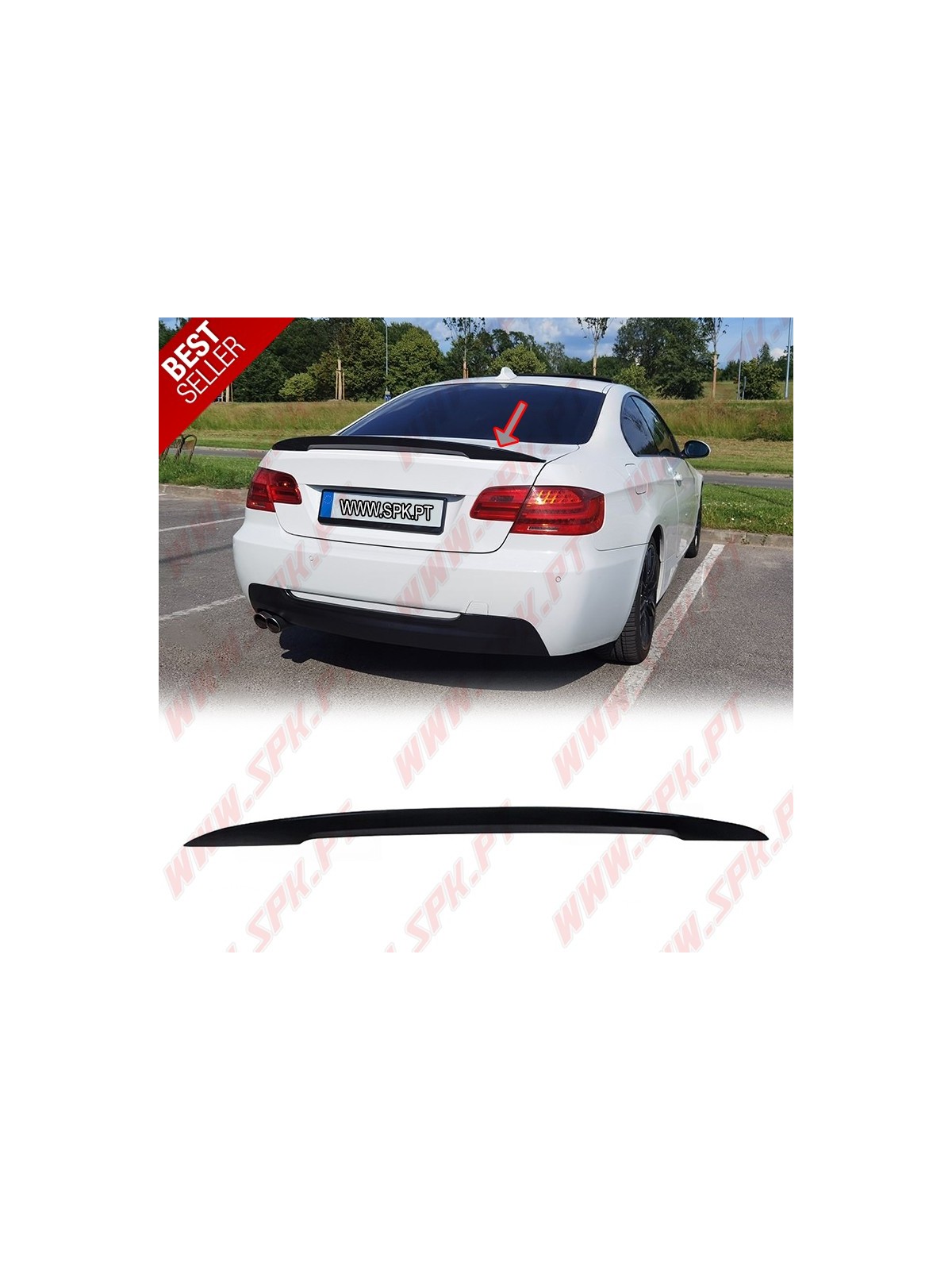 Aileron Traseiro Look M-Perf - BMW E92 Coupe (2006-2013)