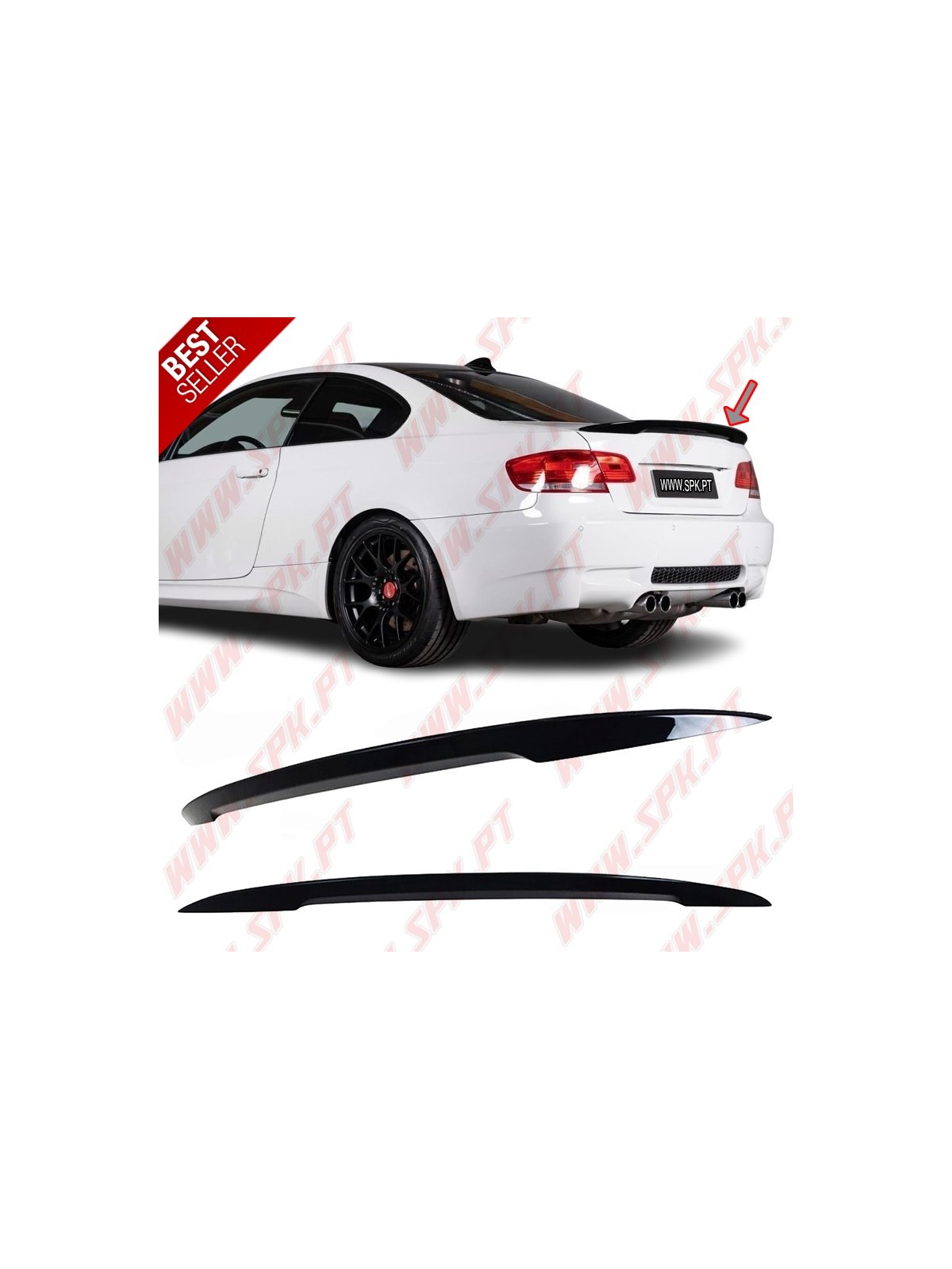 Aileron Traseiro Look M-Perf - BMW E92 Coupe (2006-2013)