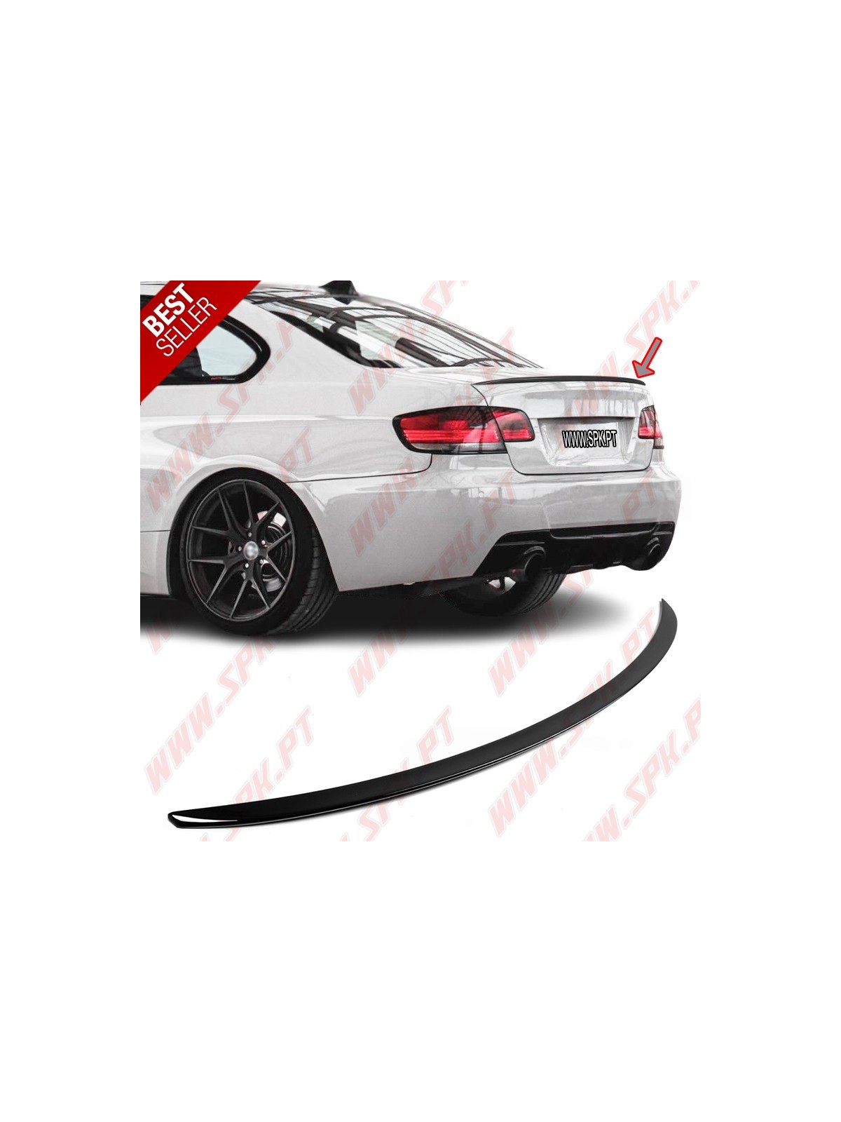 Aileron Traseiro Look M3 - BMW E92 Coupe (2006-2013) Aileron Traseiro Look M3 - BMW E92 Coupe (2006-2013)