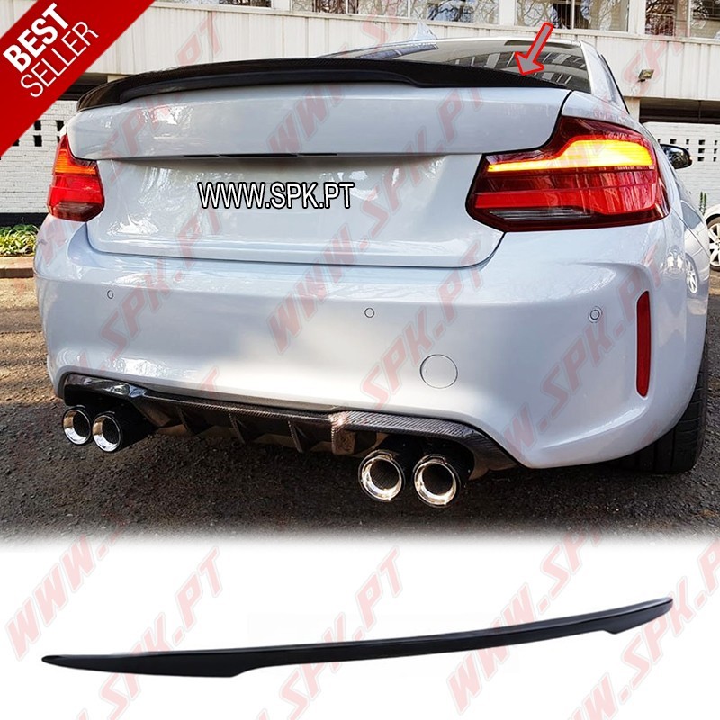 Aileron Traseiro Look M-Perf - BMW F22 / F23 / F87 M2 (2014-2020) Aileron Traseiro Look M-Perf - BMW F22 / F23 / F87 M2 (2014-2020)