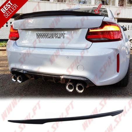 Aileron Traseiro Look M-Perf - BMW F22 / F23 / F87 M2 (2014-2020)