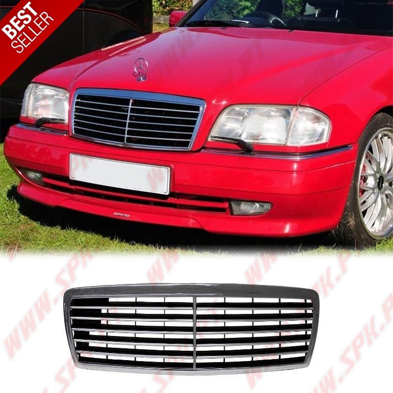 Grelha Frontal Look C43 AMG - Mercedes W202 (1993-2000) Grelha Frontal Look C43 AMG - Mercedes W202 (1993-2000)