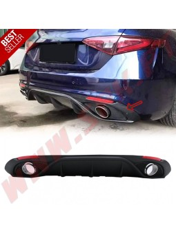 Difusor Traseiro + Ponteiras - Alfa Romeo Giulia 952 Veloce TB / Speciale TD (2015-2021)