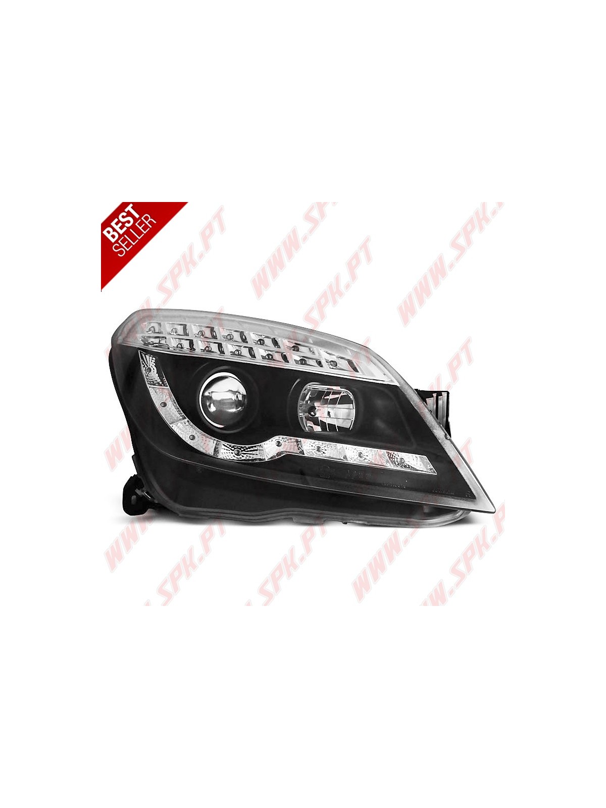 Faróis Daylight LED / Black - Opel Astra H (2004-2010) Faróis Daylight LED / Black - Opel Astra H (2004-2010)