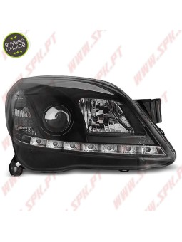 Faróis Daylight LED / Black - Opel Astra H (2004-2010)
