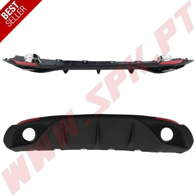 Difusor Traseiro + Ponteiras - Alfa Romeo Giulia 952 Veloce TB / Speciale TD (2015-2021)