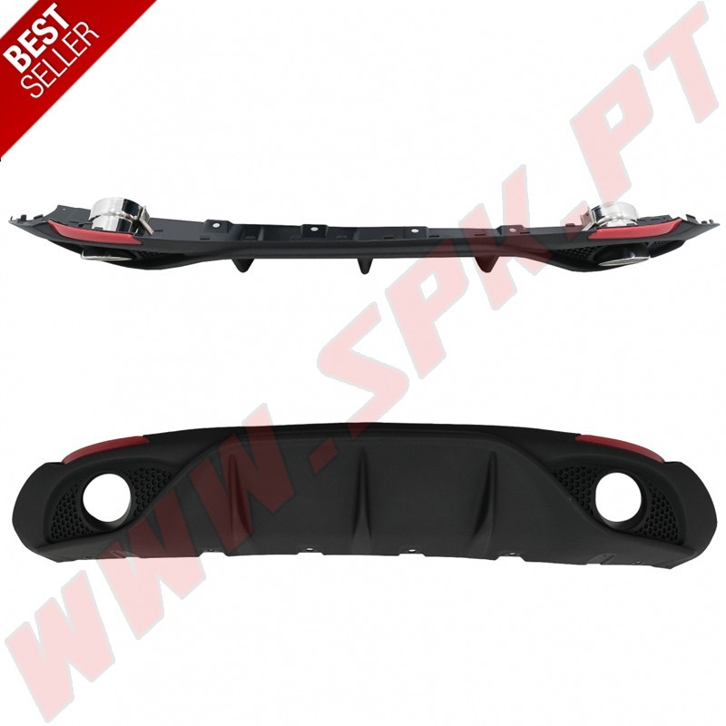 Difusor Traseiro + Ponteiras - Alfa Romeo Giulia 952 Veloce TB / Speciale TD (2015-2021)