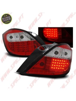 Farolins LED Red+Clear - Opel Astra H 5 Portas (2004-2009)