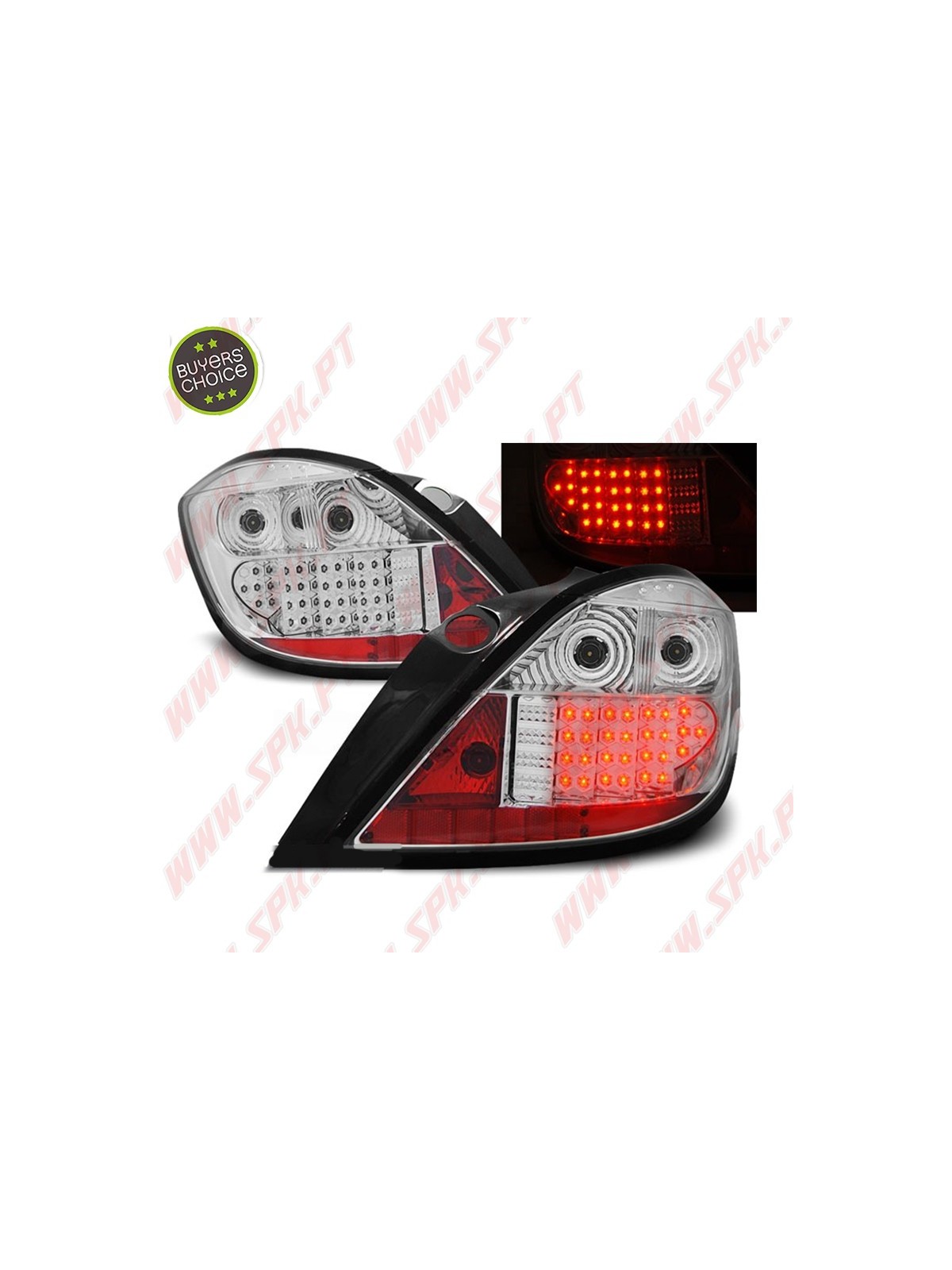 Farolins LED Chrome - Opel Astra H 5 Portas (2004-2009)