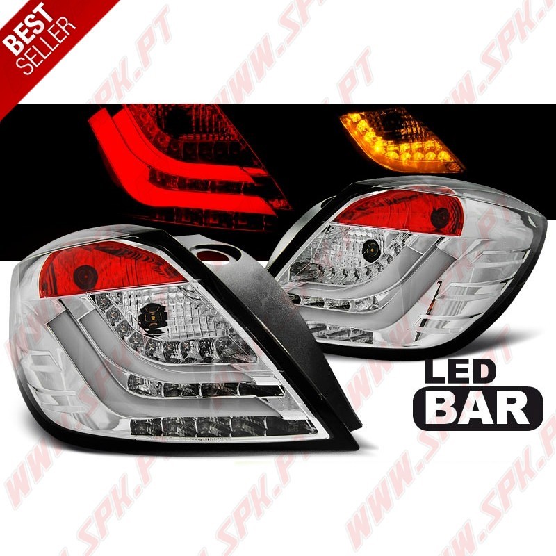 Farolins LED-BAR Chrome - Opel Astra H 3 Portas (2004-2009)