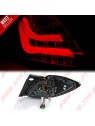 Farolins LED-BAR Red+Clear - Opel Astra H 3 Portas (2004-2009)