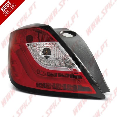 Farolins LED-BAR Red+Clear - Opel Astra H 3 Portas (2004-2009)