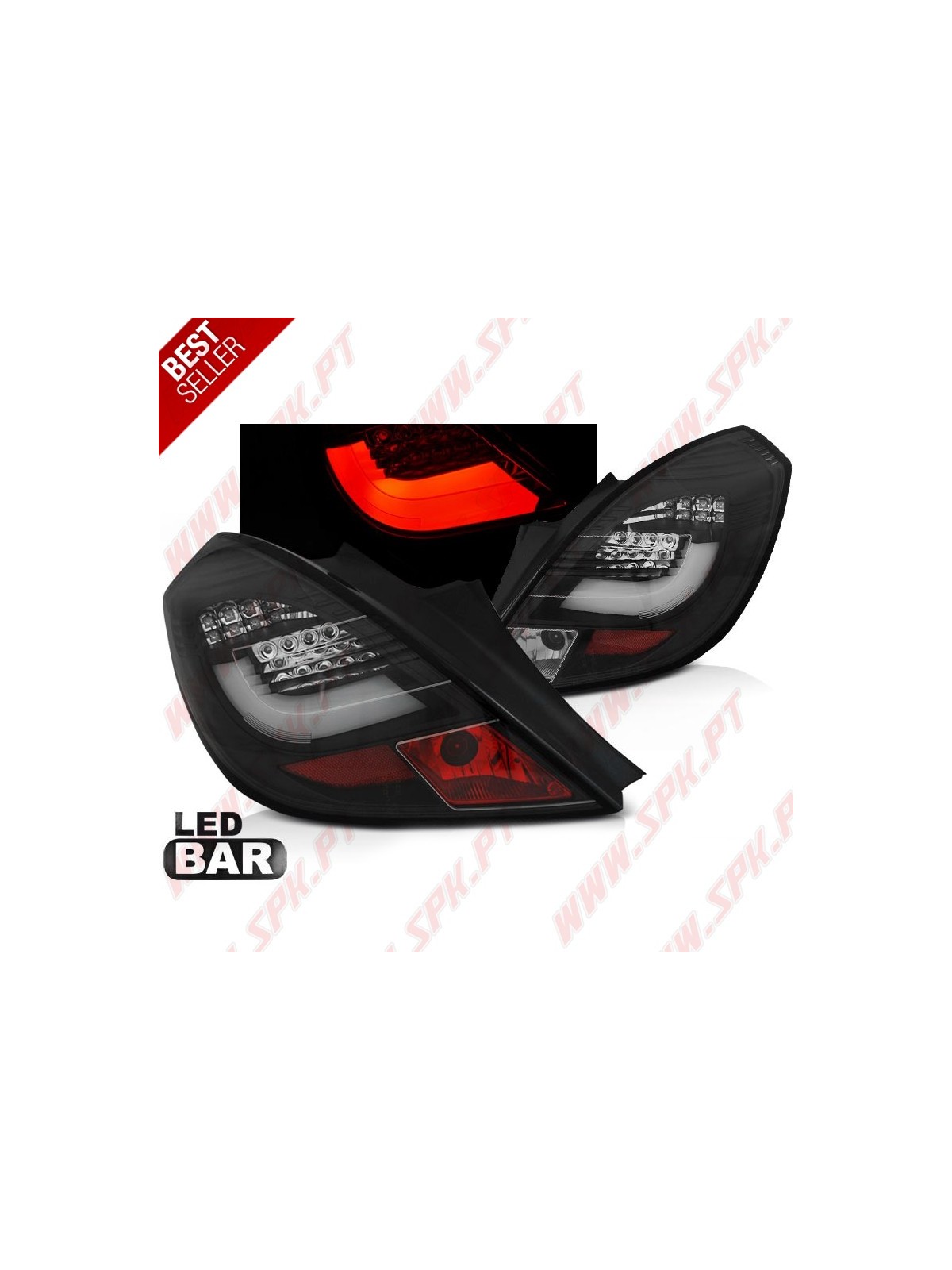 Farolins LED-BAR Black - Opel Corsa D 3 Portas (2006-2014) Farolins LED-BAR Black - Opel Corsa D 3 Portas (2006-2014)
