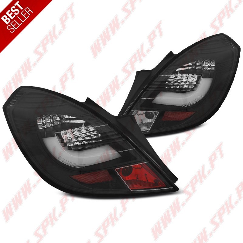 Farolins LED-BAR Black - Opel Corsa D 3 Portas (2006-2014) Farolins LED-BAR Black - Opel Corsa D 3 Portas (2006-2014)