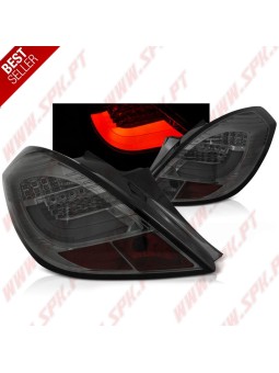 Farolins LED-BAR Smoke+Chrome - Opel Corsa D 3 Portas (2006-2014)