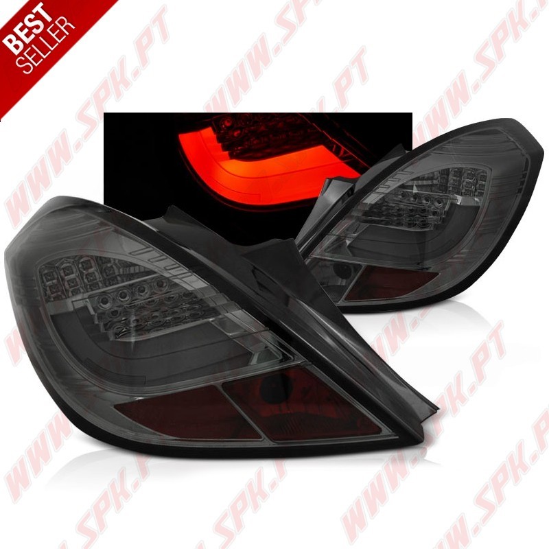 Farolins LED-BAR Smoke+Chrome - Opel Corsa D 3 Portas (2006-2014)