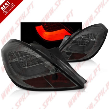 Farolins LED-BAR Smoke+Chrome - Opel Corsa D 3 Portas (2006-2014)