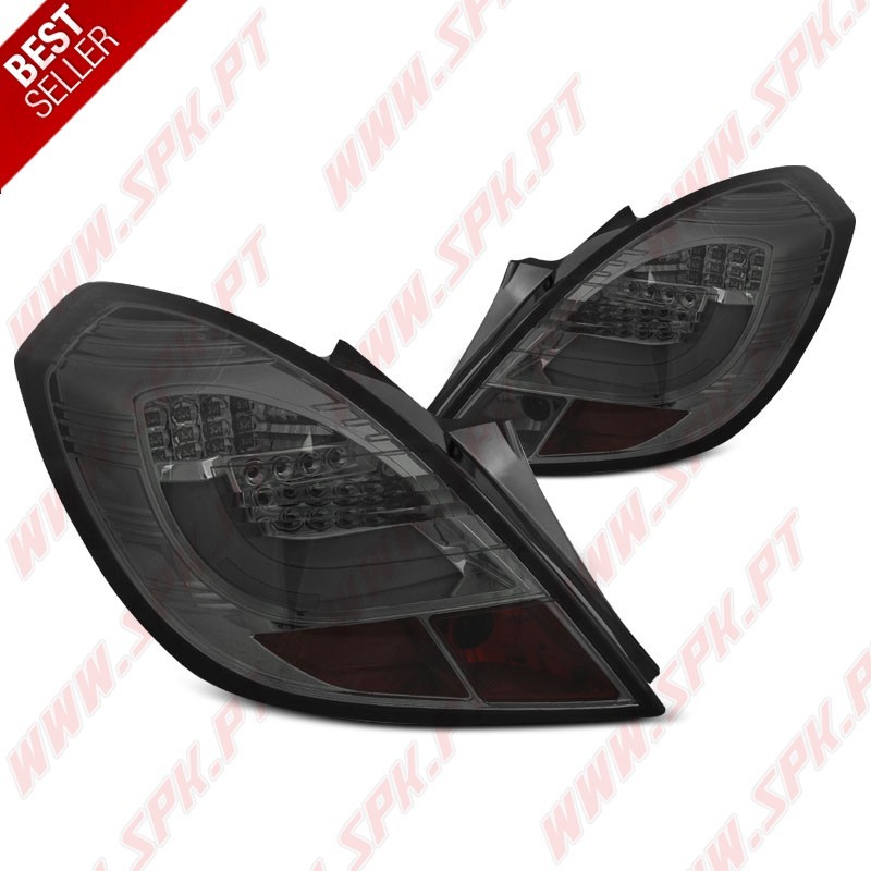 Farolins LED-BAR Smoke+Chrome - Opel Corsa D 3 Portas (2006-2014)