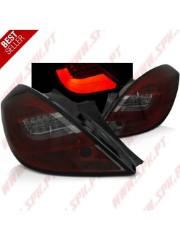 Farolins LED-BAR Smoke+Red - Opel Corsa D 3 Portas (2006-2014)
