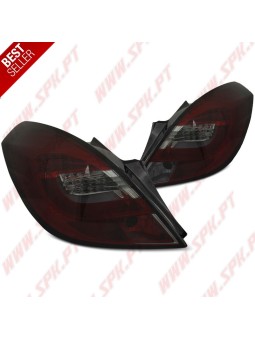 Farolins LED-BAR Smoke+Red - Opel Corsa D 3 Portas (2006-2014)