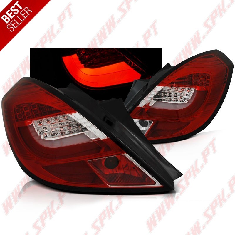 Farolins LED-BAR Red - Opel Corsa D 3 Portas (2006-2014) Farolins LED-BAR Red - Opel Corsa D 3 Portas (2006-2014)