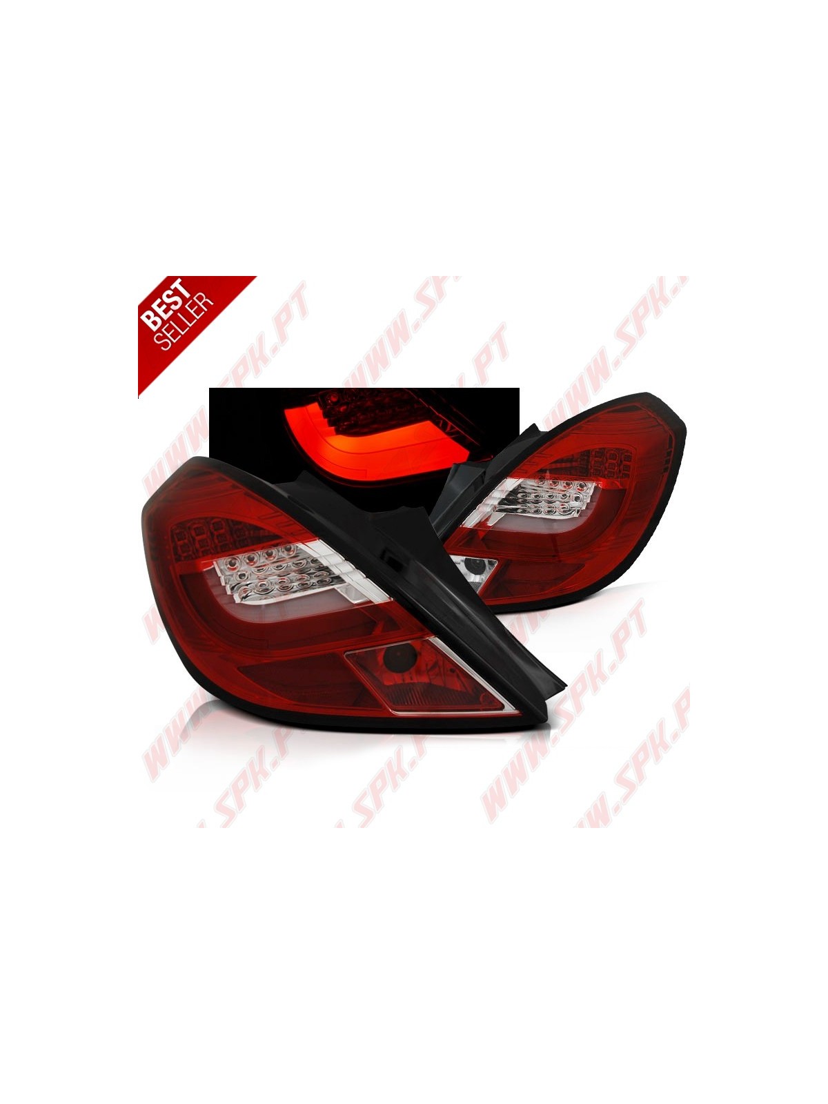 Farolins LED-BAR Red - Opel Corsa D 3 Portas (2006-2014) Farolins LED-BAR Red - Opel Corsa D 3 Portas (2006-2014)