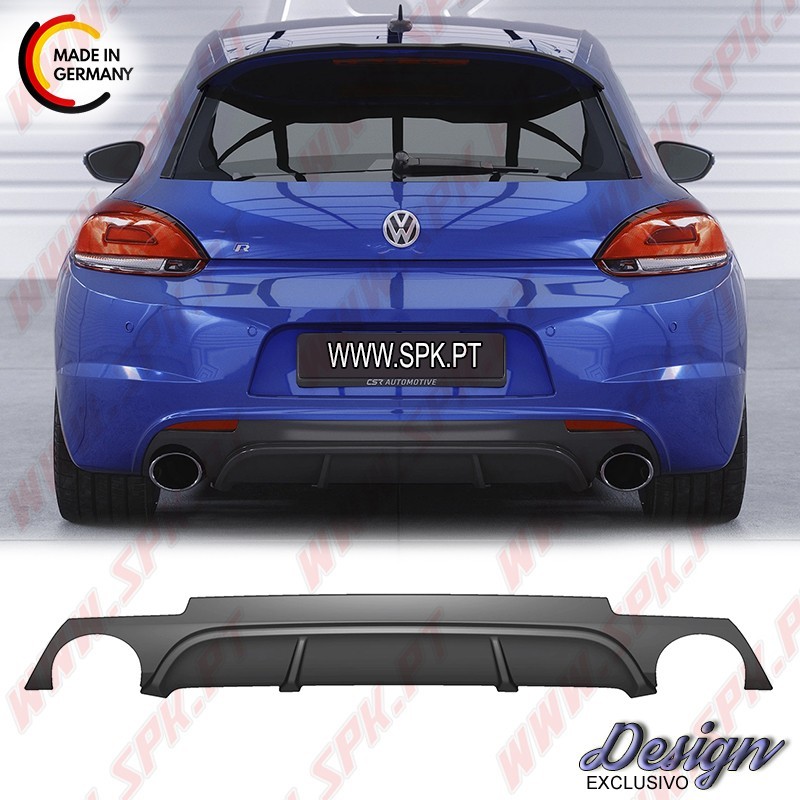 Difusor Traseiro - VW Scirocco R (2010-2012)